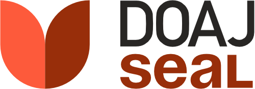 Logo with text DOAJseal.